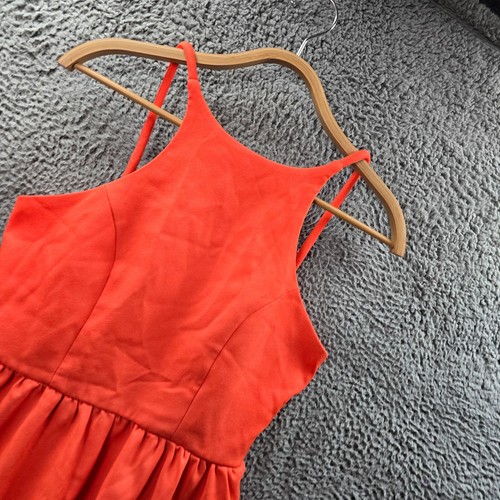 Pilgrim Womens A-line Dress Size 8 Orange Crepe Sleeveless Round Neck - Bild 3 von 13