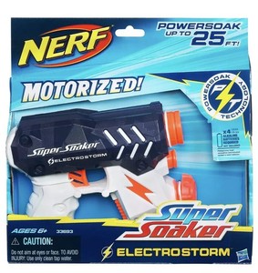 NERF Super Soaker Electrostorm Electric Motorized Squirt Water Gun Powersoak New | eBay