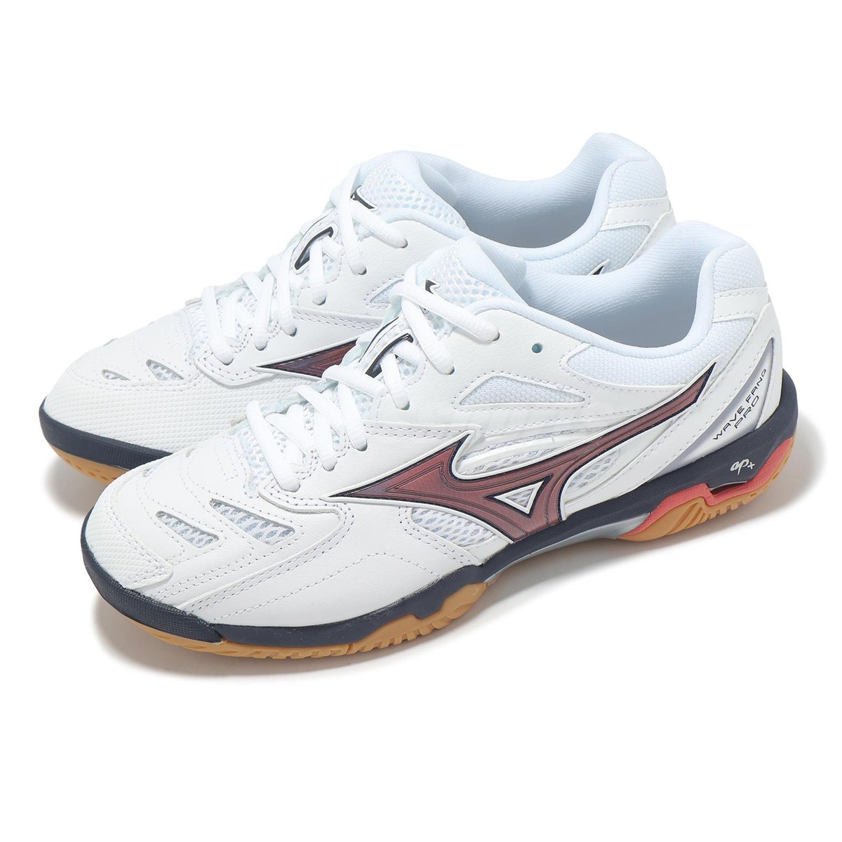 Mizuno Wave Fang Pro White Black Red Men Unisex Badminton