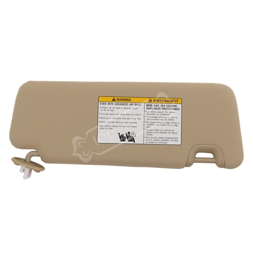 Left Driver Side Sun Visor 74320-0E074-A0 For Toyota Highlander 14-19 3.5L New - Picture 2 of 11