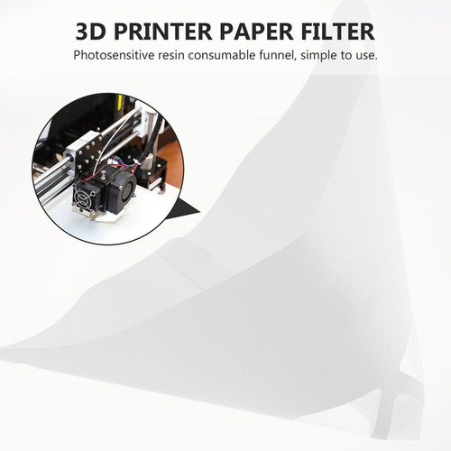 30 Pcs Photosensitive Filter Printer Nozzle Cleaning 3D Resin Paper Funnel - Afbeelding 12 van 12