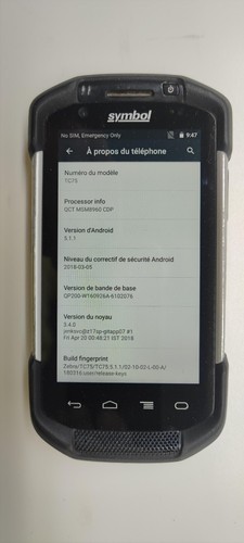 Zebra TC75 With Battery New - Connectivity Bluetooth, USB, Wifi, Gsm - Picture 3 of 10