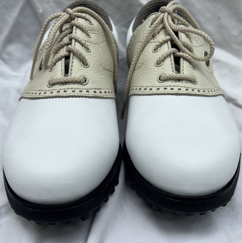 FootJoy eComfort women's golf shoes Style 98571 Size 8M w/ Softspikes - Picture 6 of 11