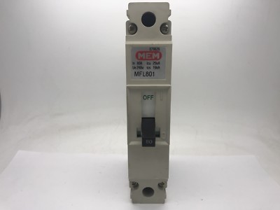 MEM MFL801 MCCB 80 Amp einpolig 80A Leitungsschutzschalter Memshield 2 Bill TLF801