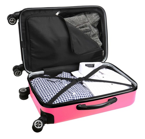 San Francisco 49ers 20" Pink Domestic Carry-on Spinner - Picture 2 of 9