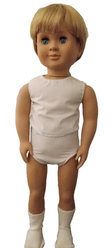 Rare Vtg 1998 Battat Blue Eyes - Movable LIds - Long Blonde Hair American Doll - Picture 11 of 20