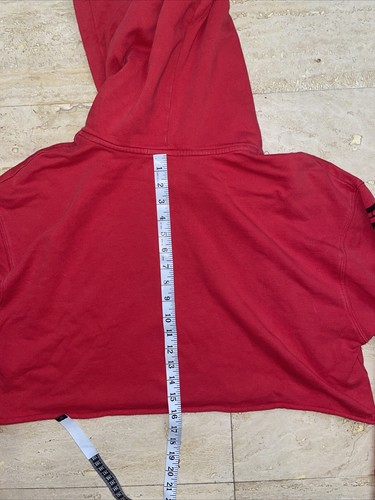 ADAPTATION Hollywood Forever Hoodie Damen Medium Cropped Rundhals Rot - Bild 9 von 9