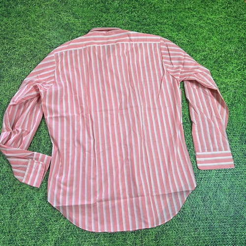 Vintage Arrow Belmont Club Mens Sz 15.5 - 34 Long Sleeve Button Down Shirt Pink - Picture 2 of 8
