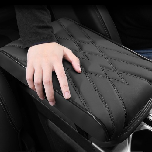 Thick Car Armrest Cushion Cover Center Console Box Pad Protector Pad Universal - Foto 5 di 8
