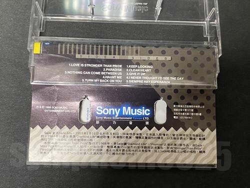 1988 Sade Stronger Than Pride Taiwan Ltd 10 Tracks Cassette Tape W/Reply Card - Picture 6 of 11