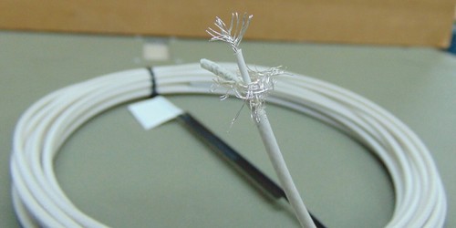 10 feet 22 AWG Shielded Silver Plated Copper PTFE (Teflon) Coax SPC Vintage