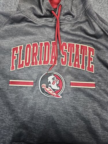 FSU Florida State Seminoles Colosseum Hoodie Men’s XXL Gray Maroon & Gold NWT - Picture 2 of 8