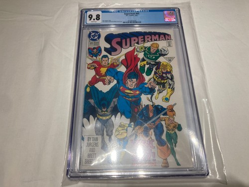 Superman 65 CGC 9.8 NM/M Pagine Bianche Panico nel Cielo Batman Deathstroke 1992 - Foto 16 di 16