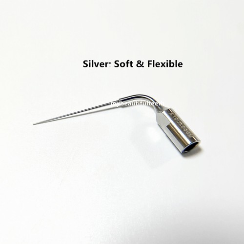 5Pcs Dental Ultrasonic Irrigation Tips Canal Tip Silver Soft - Picture 2 of 3