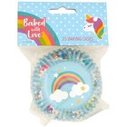 Baked With Love Unicorn Foil Baking Cases - 2 Pack Sizes