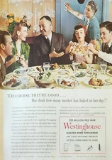 1944 Westinghouse Electric Home Appliances Vintage Ad Of course theyre good