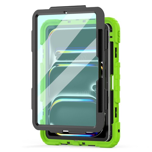 Für iPad 5/6/7/8/9/10 Gen Air 4 5 6 Pro 11 13 Hybrid Outdoor Tasche Gurt Hülle - Bild 121 von 225