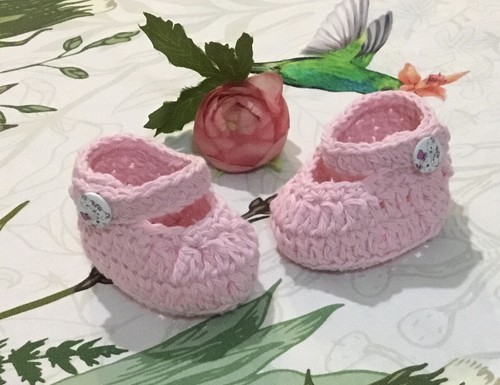 Scarpette NEONATO, scarpine bambino bebè neonato uncinetto lana o cotone |  eBay