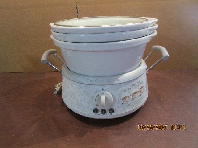 Hamilton Beach 33133 - 3-in-1 Slow Cooker White for sale online | eBay