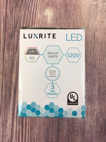 2 Pk Luxrite LED 7W 500 Lumen PAR20 E26 Dimmable Flood Light 5000k Bright White - Picture 5 of 6