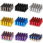 20PCS Car M12x1.5 Open End Lug Nut Set 48mm Steel Wheel Nuts Bolts with Socket
