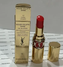 YSL Yves Saint Laurent Rouge Volupte Shine Lip Oil-in-Stick 12 Corail Dolman 3.2