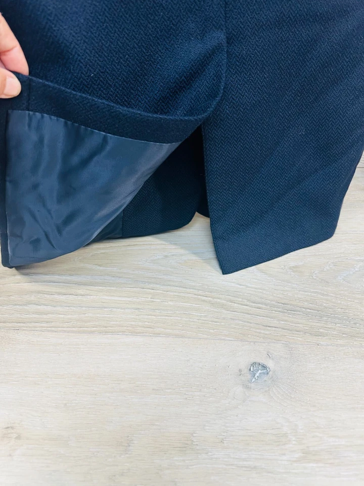 Blazer/Traje Abrigo/Abrigo Deportivo Azul Oxxford Clothes "Corona Cachemira" EE. UU. 44T Foto 4 de 4