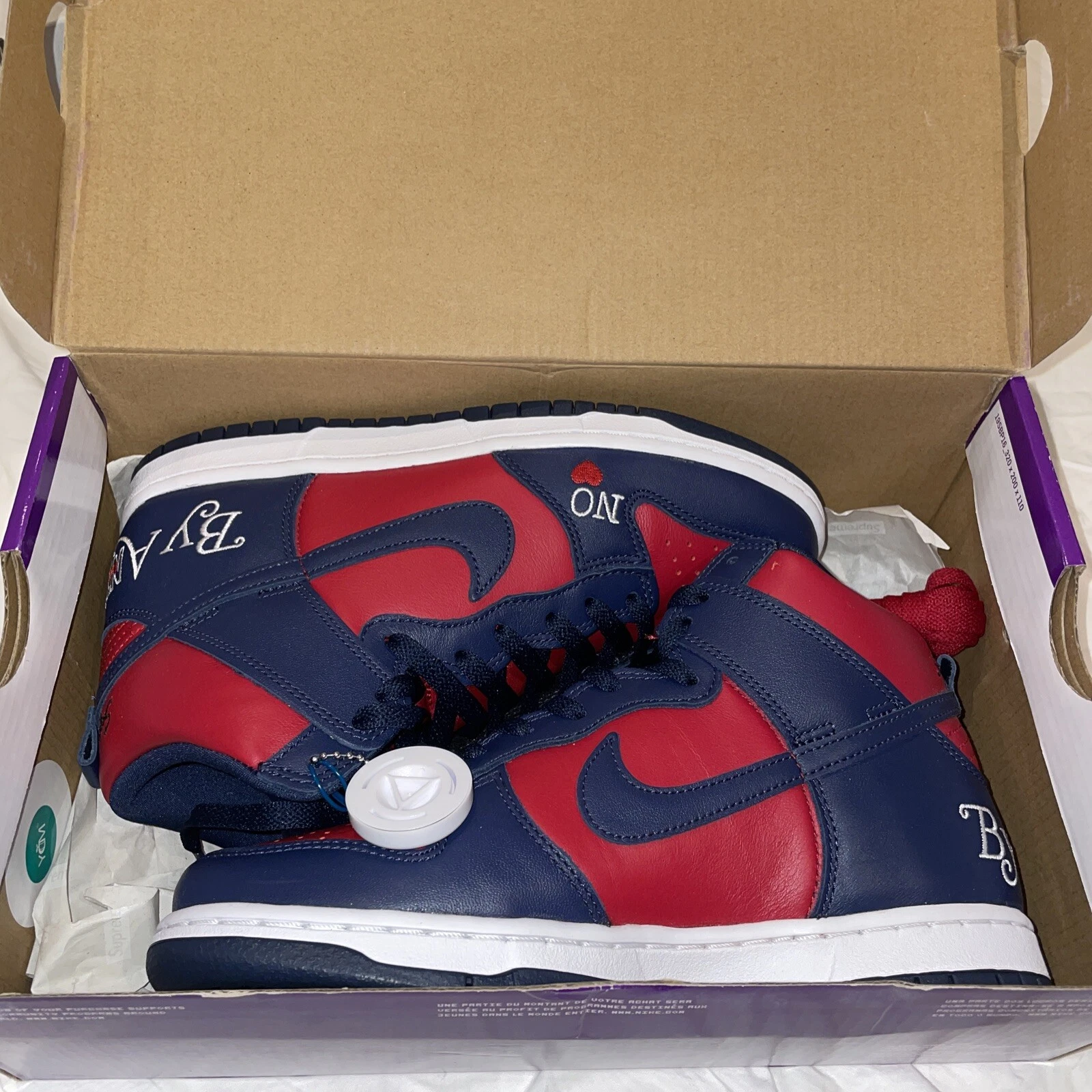 [RARE] Taille 5,5   Nike Dunk High SB x Supreme
