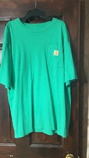 Lot Of 7 Carhartt Short Sleeve Heavy Weight Pocket T Shirts Size Large