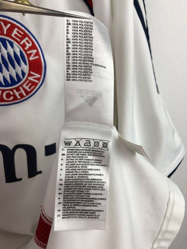 Bayern Munich Away football shirt 2006 Soccer #21 Lahm Adidas Mens Jersey Sz M - Picture 16 of 17