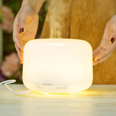Essential Oil Diffuser With Remote Control, With Waterless Safety Switch
