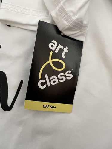 NWT Sea Sand and Sun Kid’s Art Class Rashguard UPF 50 Swim Shirt - Picture 5 of 7