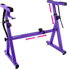 Piano Keyboard Stand - Z Style Adjustable and Portable Heavy Duty Music Stand fo