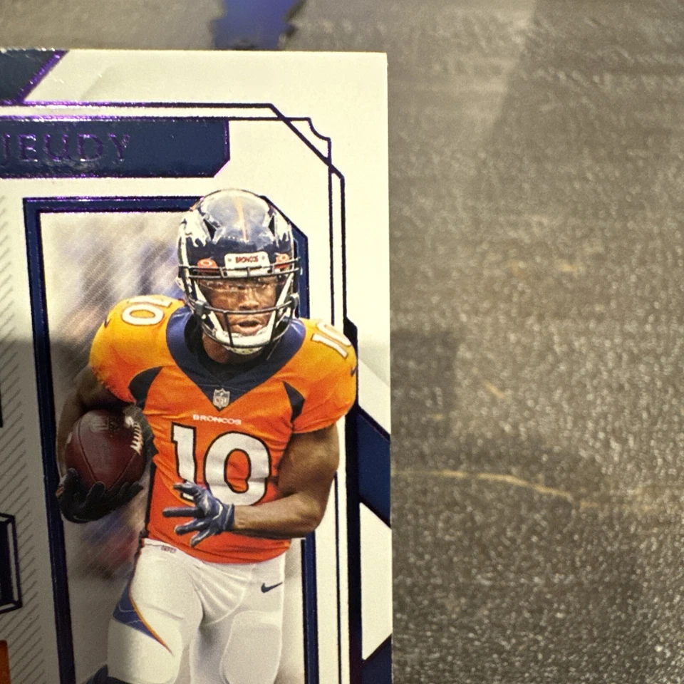 2020 Panini National Treasures - Rookie Dual Materials #RDM-JJ Jerry Jeudy /50  - Image 4 of 4