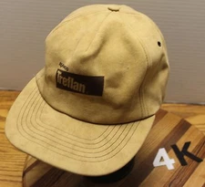 VINTAGE ELANCO TREFLAN TRUCKERS HAT BROWN FOAM LINED SNAPBACK USA MADE GUC  4K