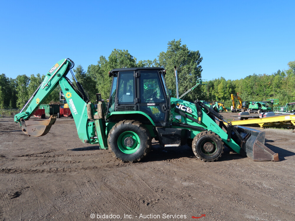 2016 JCB 3CX 4WD Backhoe Wheel Loader Tractor Cab Diesel Bucket Aux Hyd bidadoo - Picture 7 of 12