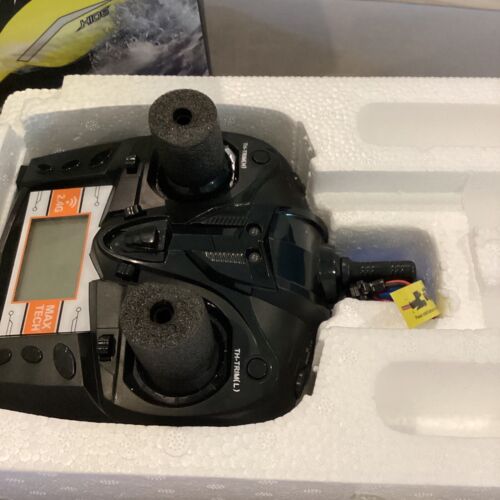 Sharkool H106 Barca da corsa brushless gialla 2,4 GHz con telecomando - Foto 14 di 16