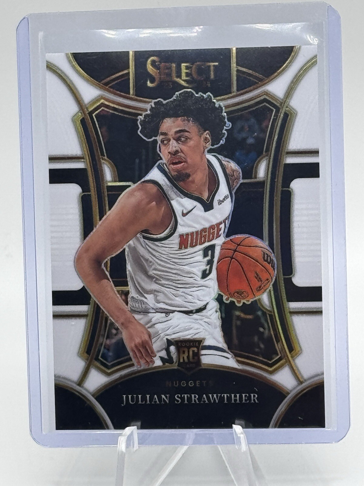 2023-24 Select #318 Julian Strawther Mezzanine White /149 RC Nuggets