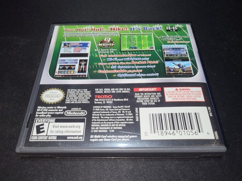 Tecmo Bowl: Kickoff Nintendo DS EXMT+ condition COMPLETE n box! - Picture 2 of 3