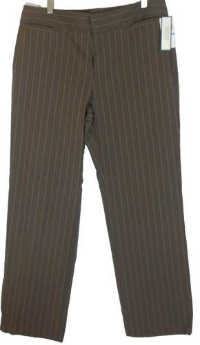 Dockers Trouser Pants 16M Tan and Brown Lot of 2 Mid Rise Pockets Womens NWT - Picture 9 of 14