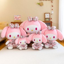Anime My Melody Plush Doll Stuffed Toy Cartoon Soft Pink Pillow Birthday Gift