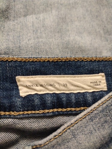 Pacsun Floral embroidered Mid Rise Ankle Jegging Super Stretch 29 X 26 Women's  - Picture 11 of 14