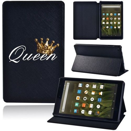 PU Leather tablet Stand Cover Case For Amazon Fire 7/HD 8 10/HD 8/10 plus +Pen - Picture 14 of 41