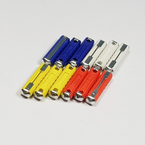 200 x Ceramic Torpedo Type Fuse For 12V 5/8/16/25 Old Style Classic Car Fuses - Picture 3 of 3