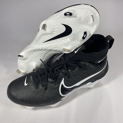 [DJ6517-001] Nike Alpha Huarache NXT Men's Baseball Cleats Black White Size 12