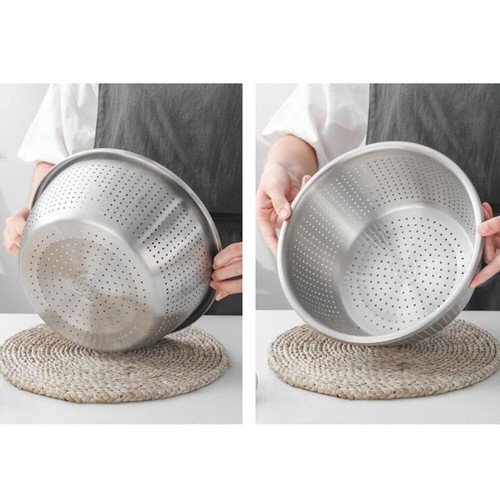 Kitchen Strainer Multifunction Kitchen Colander Fruit Drainer Bowl - Picture 4 of 12