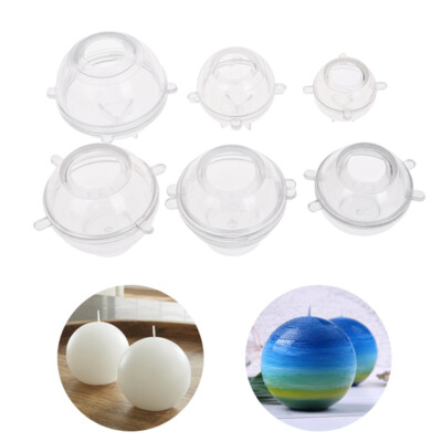 Runde Kugel Kerze Form Seife 3D Form DIY Aromatherapie Pflaster Handwerk Mo WXH5 Runde Kugel Kerze Form Seife 3D Form DIY Aromatherapie Pflaster Handwerk Mo WXH5