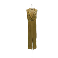 ZARA Green Satin Jumpsuit