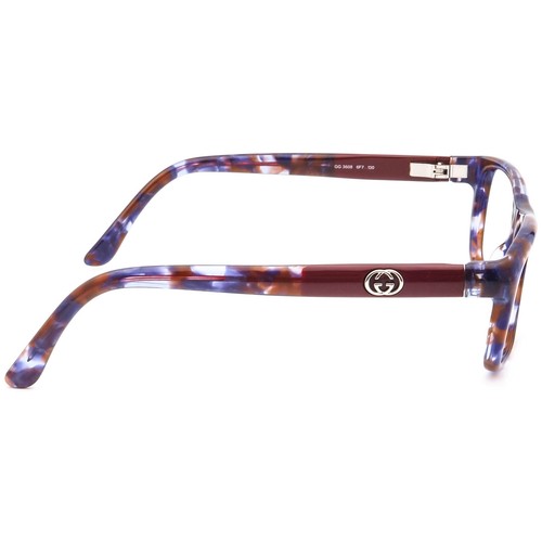 Gafas Gucci GG 3608 6F7 Violeta Borgoña La Habana Marco Cuadrado Italia 51-15 130 - Imagen 4 de 6