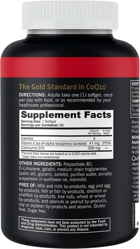 Qunol Coq10 200Mg Softgels, Ultra Coq10 - Ultra High Absorption Coenzyme Q10 Sup - Picture 18 of 24